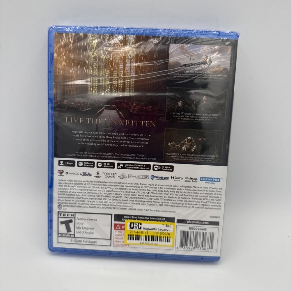 New Hogwarts Legacy (Sony PlayStation 4 PS4, 2023) - Picture 2 of 2